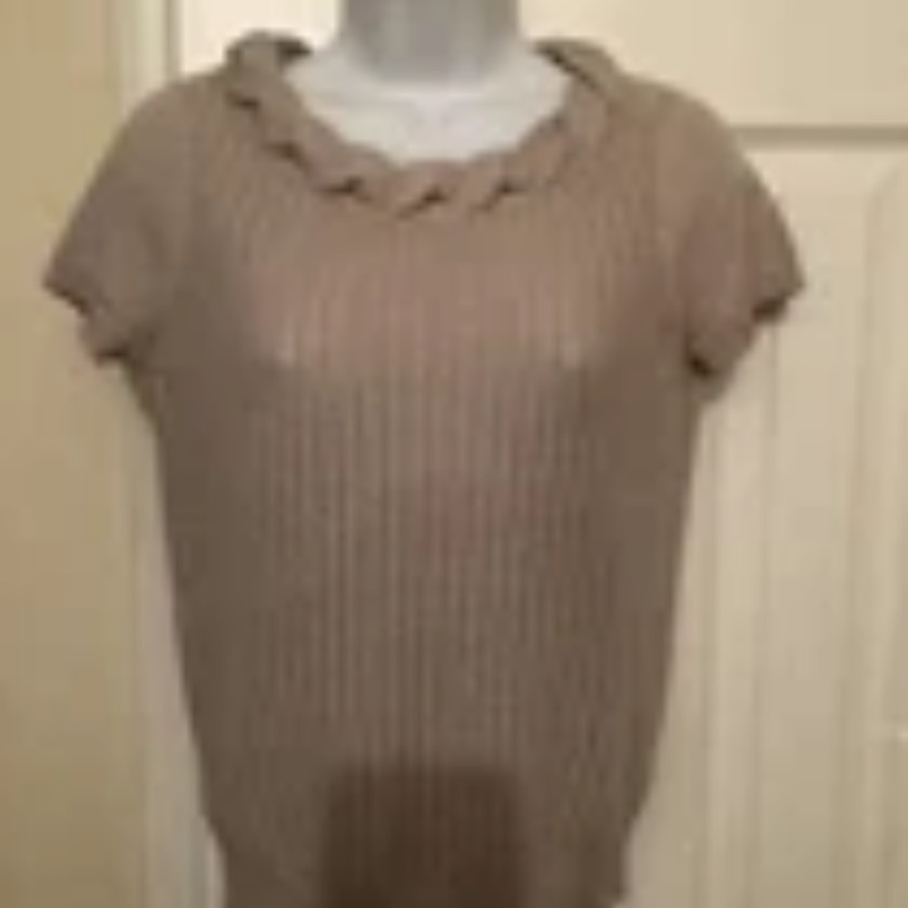 Worth Cream Wool Knit Sweater